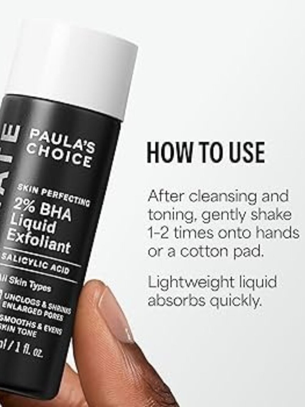 Paula’s Choice Exfoliant Gift Set-2% BHA Liquid Exfoliant&10 Cotton Pads-2pc-NEW - Picture 6 of 12